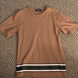 Stripped Brown Short sleeve